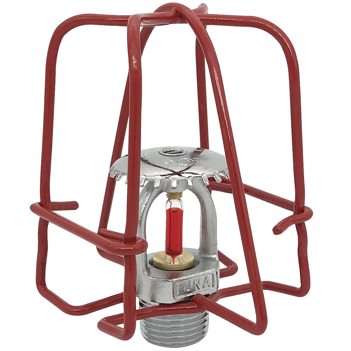 Happy Tree (6 Pack) 1/2" IPS Red Fire Sprinkler Head Guard Cover for Pendent & Upright & Horizontal Sidewall Head - Double Hook Fire Sprinkler Head Cover Cage