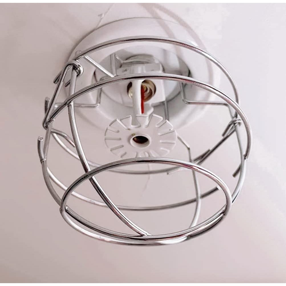 Happy Tree (6 Pack) Fire Sprinkler Head Guard Cage for 1/2" Recessed/Horizontal Sidewall Drywall-Mounted Sprinkler Heads Chrome PlatedProtector Fire Sprinkler Head Cover