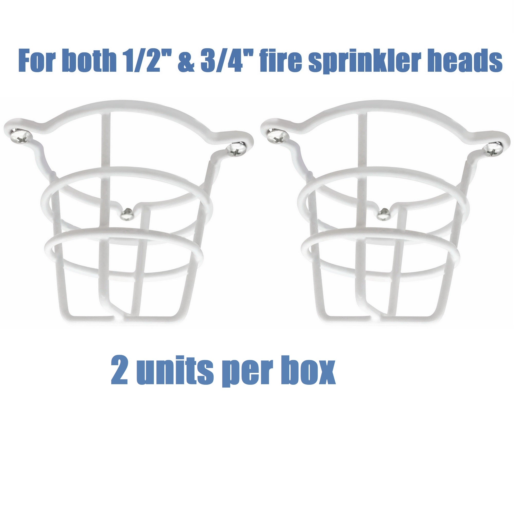 Happy Tree (2 Pack) White Fire Sprinkler Head Guard Cover
