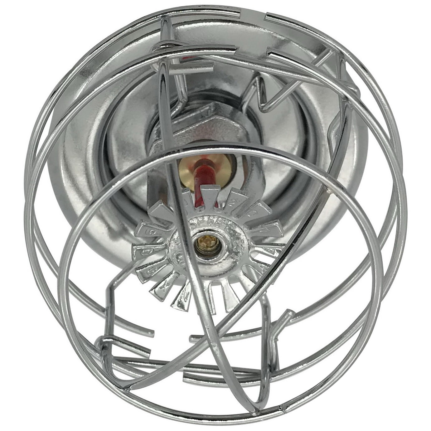 Happy Tree (6 Pack) Fire Sprinkler Head Guard Cage for 1/2" Recessed/Horizontal Sidewall Drywall-Mounted Sprinkler Heads Chrome PlatedProtector Fire Sprinkler Head Cover
